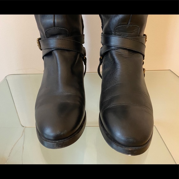 Alexander McQueen Tall Riding Boots black chain - Picture 13 of 13